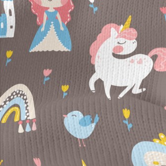 Beautiful Princess Castle Stretch Jersey