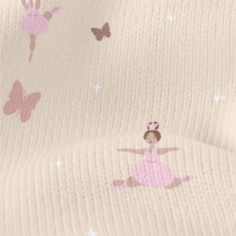 Spinning Jumping Ballet Girl Stretch Jersey