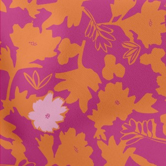 Art Graffiti Flowers Lightweight Cotton Poplin