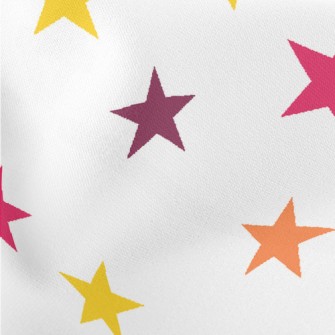 A Sky Full Of Colorful Stars Lightweight Cotton Poplin