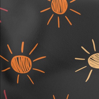 Graffiti Dazzling Sun Lightweight Cotton Poplin