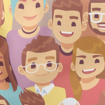 Friendly People Lightweight Cotton Poplin