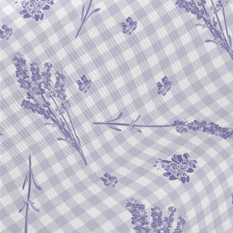 Classic Plaid Lavender Midweight Cotton Poplin