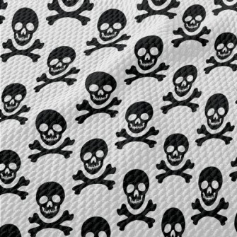 Grinning Skull Birdseye Piqué
