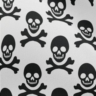 Grinning Skull Chiffon