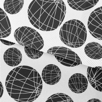 Staggered Lines And Dots Waterproof Oxford