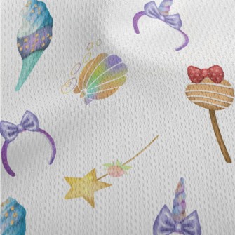 Cute Headband Decoration Athletic Mesh Flat Back