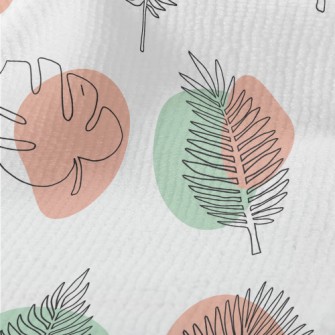 Color Block Tropical Plants Terry