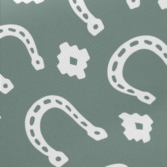 Cartoon Horseshoe Twill
