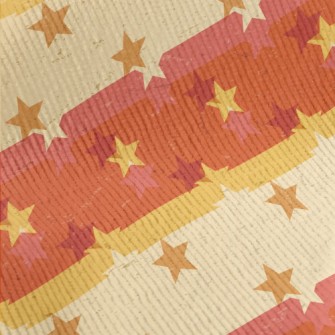 Retro Mottled Stars Standard Corduroy