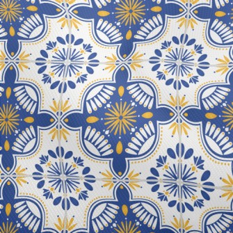 European Tiles With Flowers An Dobby