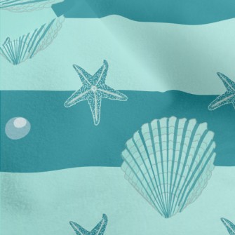 Starfish Pearl Shell Micro Fleece