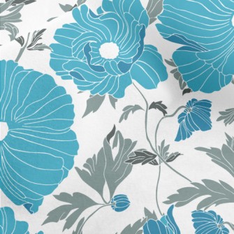 Cool Big Flowers Micro Fleece