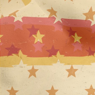 Retro Mottled Stars Micro Fleece