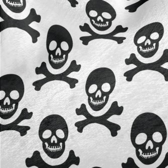 Grinning Skull Minky