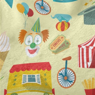 Clown Fun Park Minky