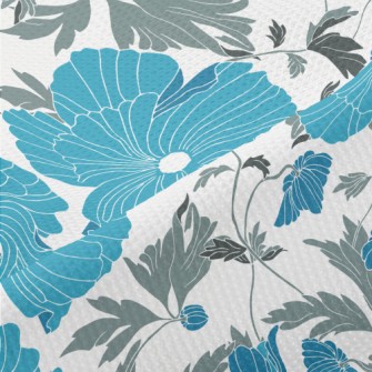 Cool Big Flowers Piqué