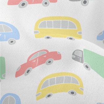 Colorful Cars And Trucks Lightweight Performance Linen