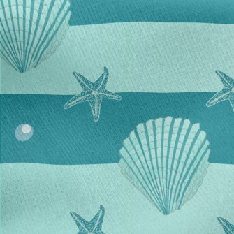 Starfish Pearl Shell Jersey Backed Fleece