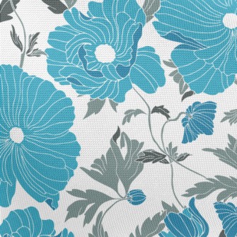 Cool Big Flowers Pongee