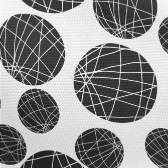 Staggered Lines And Dots Pongee