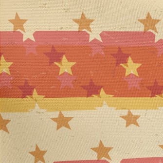 Retro Mottled Stars Pongee