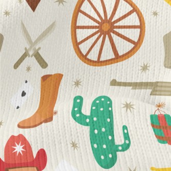 Western Cowboy Character Stretch Jersey