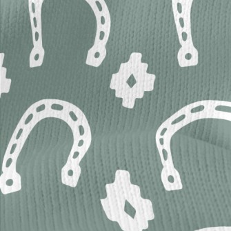 Cartoon Horseshoe Stretch Jersey