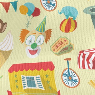 Clown Fun Park Stretch Jersey