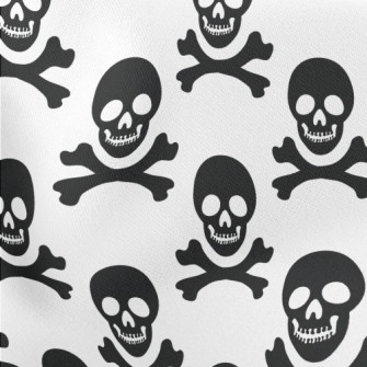 Grinning Skull Lightweight Cotton Poplin