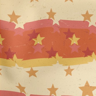 Retro Mottled Stars Lightweight Cotton Poplin