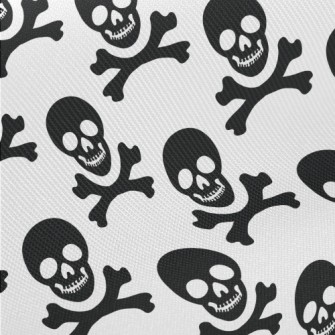 Grinning Skull Midweight Cotton Poplin