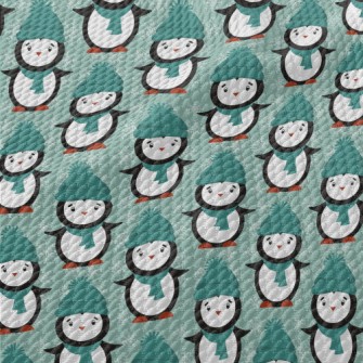 Warm Penguin Dress Up Birdseye Piqué