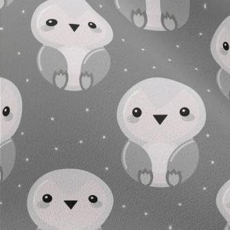 Gray Penguin Baby Chiffon