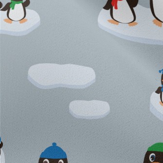 Keep Warm Penguin Family Chiffon
