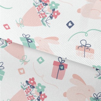 Cute Gift Rabbit Waterproof Oxford