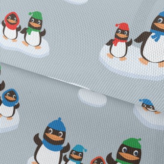 Keep Warm Penguin Family Waterproof Oxford