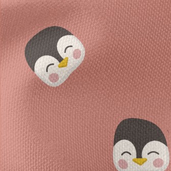 Cute Smiling Penguin Waterproof Canvas