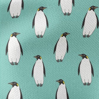 Hand Drawn Emperor Penguin Waterproof Canvas