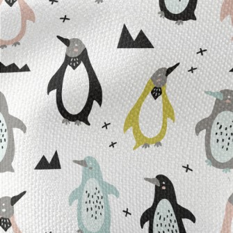 Artistic Graffiti Penguin Waterproof Canvas