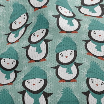 Warm Penguin Dress Up Athletic Mesh Flat Back