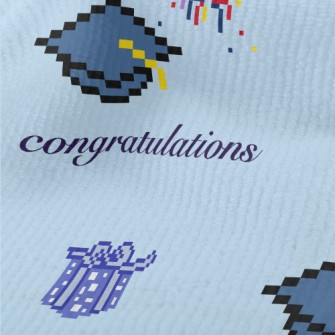 Pixel Style Graduation Cap Terry