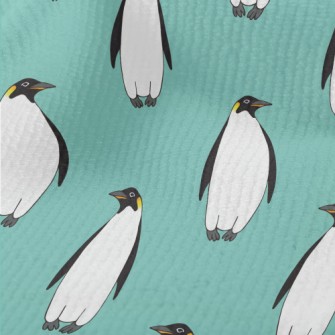 Hand Drawn Emperor Penguin Terry