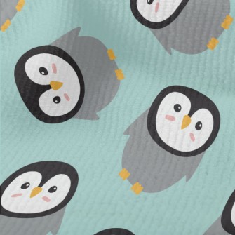 Cartoon Penguin Pattern Terry