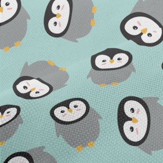Cartoon Penguin Pattern Performance Linen