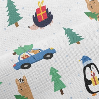 Celebrating Christmas Animals Performance Linen