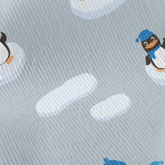 Keep Warm Penguin Family Standard Corduroy