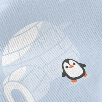 Igloo And Cute Penguins Standard Corduroy