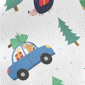 Celebrating Christmas Animals Standard Corduroy