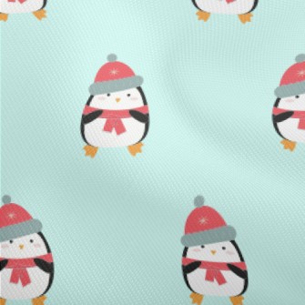 Cartoon Penguin In Winter Clot Dobby